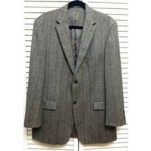 Hugo Boss Black Label Virgin Wool Plaid Jacket 42R